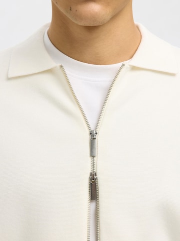 SELECTED Strickjacke in Weiß