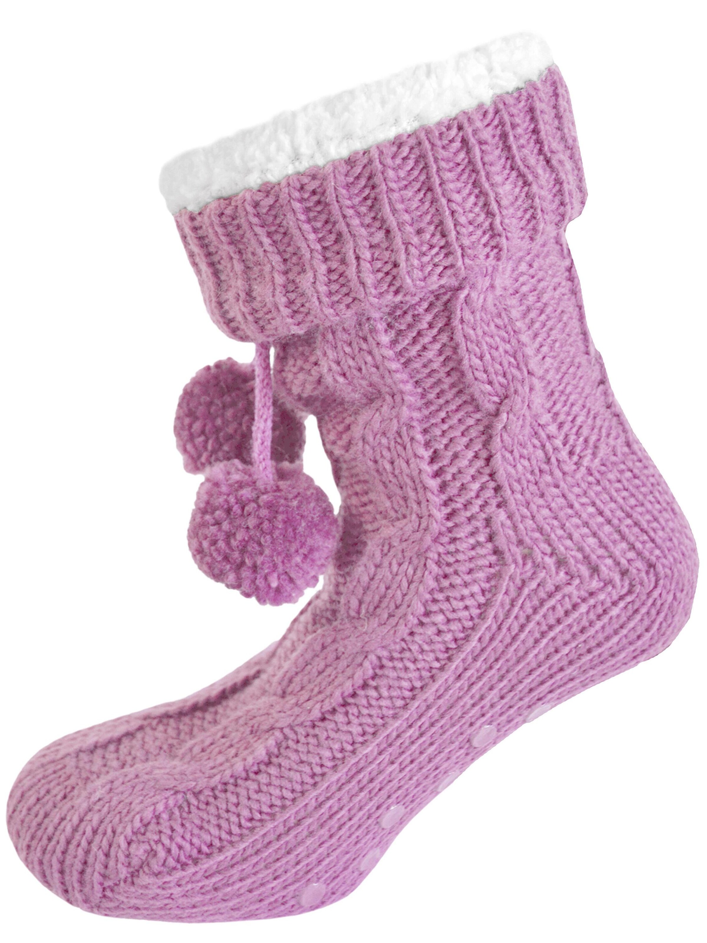 Chaussettes normani en rose