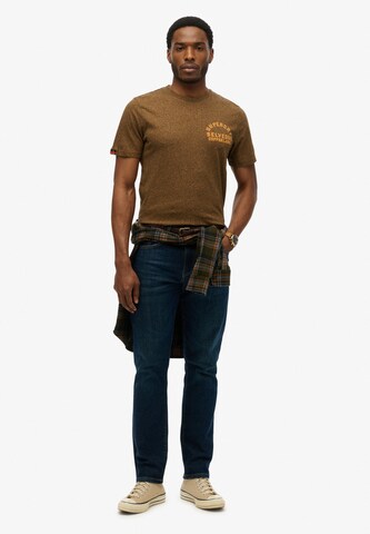 Superdry Shirt 'Copper' in Brown