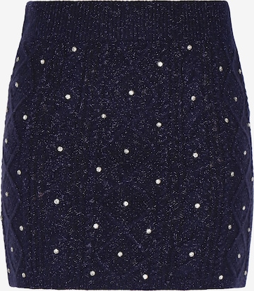 faina - Falda en azul: frente