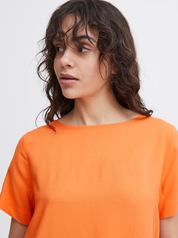 Camicia da donna 'Main' di ICHI in arancione