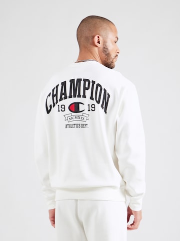 Champion Authentic Athletic Apparel Sweatshirt in White: front