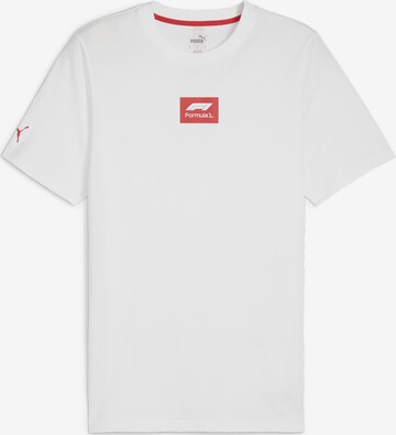 T-Shirt fonctionnel 'F1® ESS' PUMA en blanc : devant