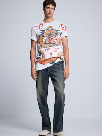 balts Desigual T-Krekls
