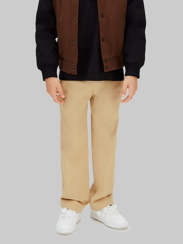 Calvin Klein Jeans Regular Byxa i beige: framsida