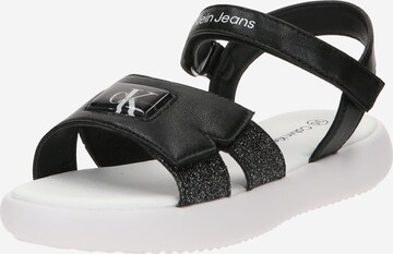 Calvin Klein Jeans Sandaler i sort: forside