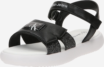 Calvin Klein Jeans Sandály – černá: přední strana