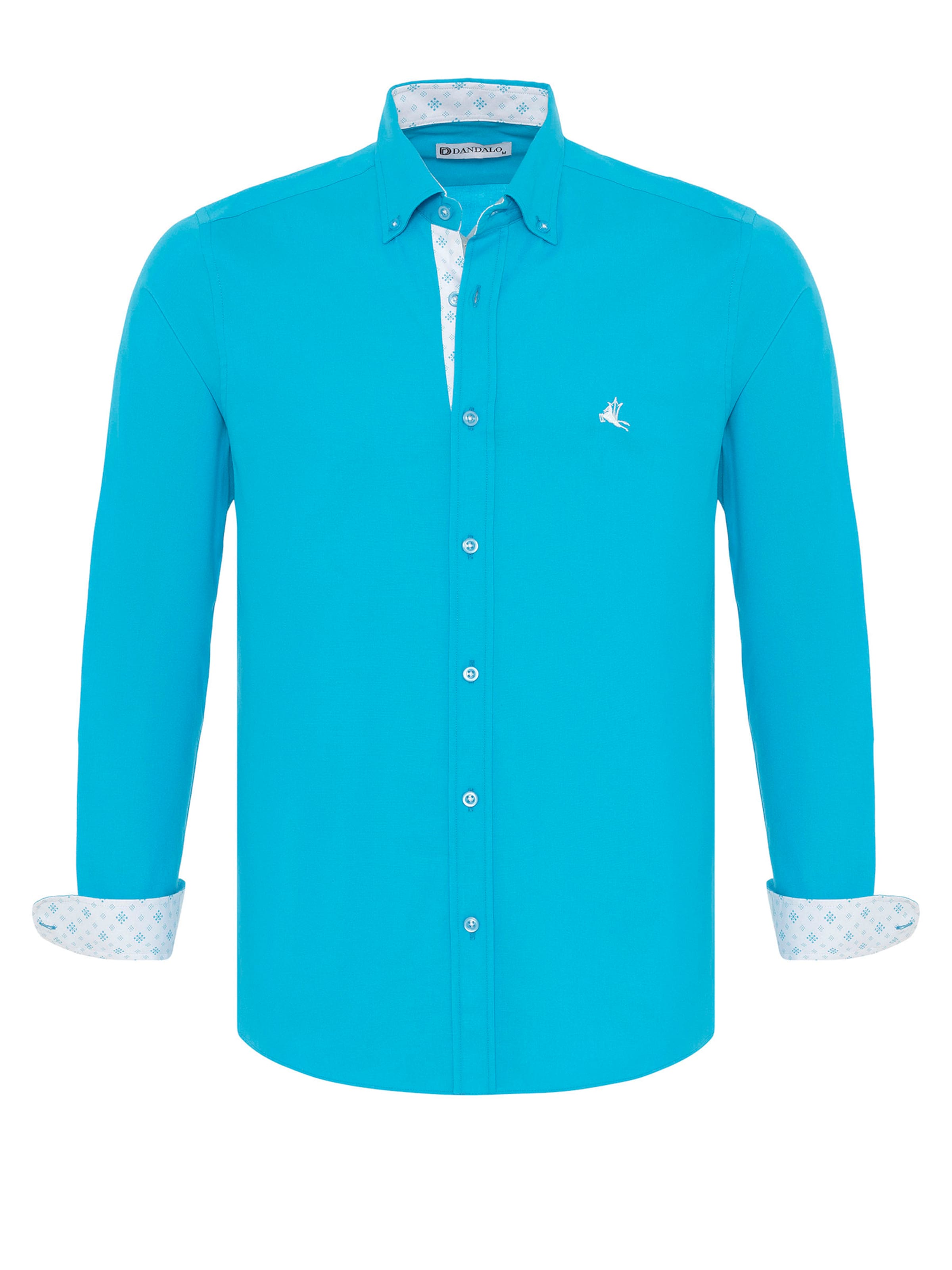 zils Dandalo Standarta piegriezums Krekls 'Hike': no priekšpuses