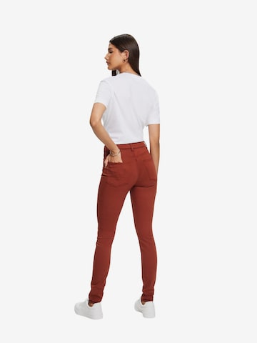 Skinny Pantalon ESPRIT en marron