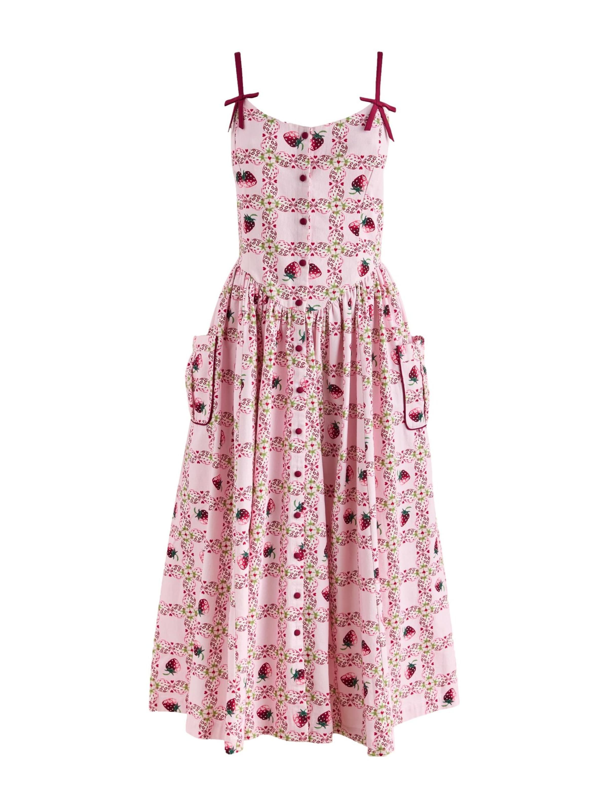 Cath Kidston Рокля тип риза в розово: отпред