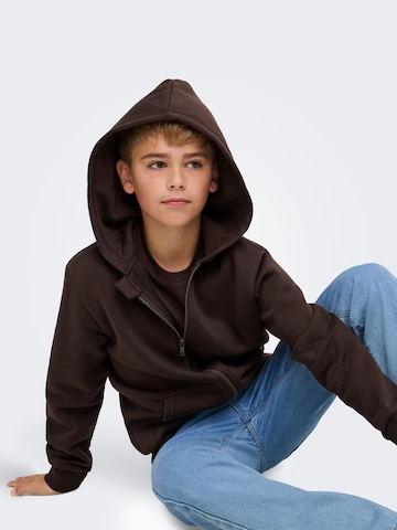Only & Sons Junior Sweatvest 'OSJCeres' in Bruin