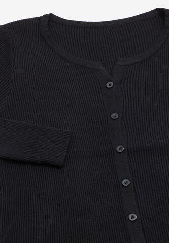 IPARO Knit Cardigan in Black