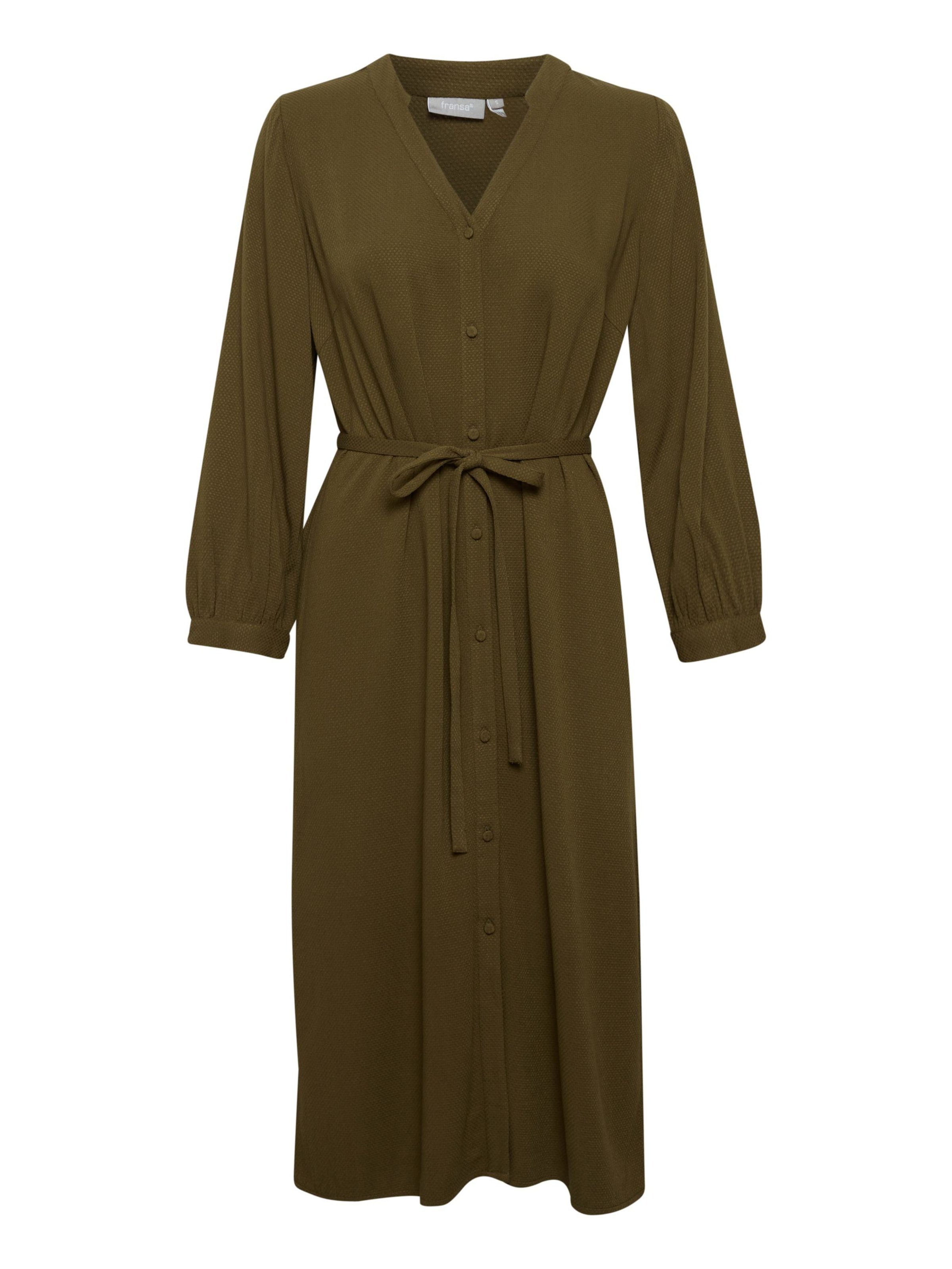 Fransa Blusekjole 'Haida' i grøn: forside