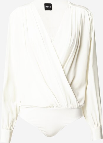 BOSSBodi bluza 'Bitoca' - bijela boja: prednji dio