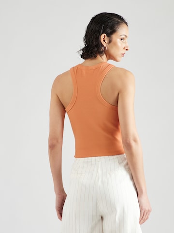 ABOUT YOU x Iconic by Tatiana Kucharova Top 'Sarah' (GOTS) in Orange