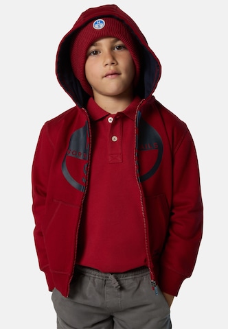 North Sails Sweatjacke in Rot