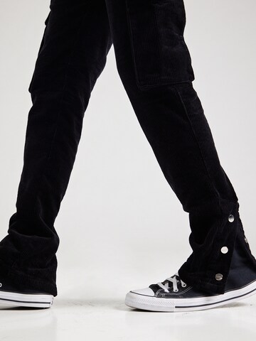 Regular Pantalon cargo MOUTY en noir