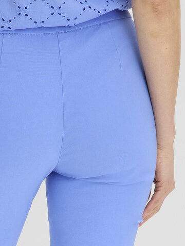 bonprix Slimfit Broek in Blauw