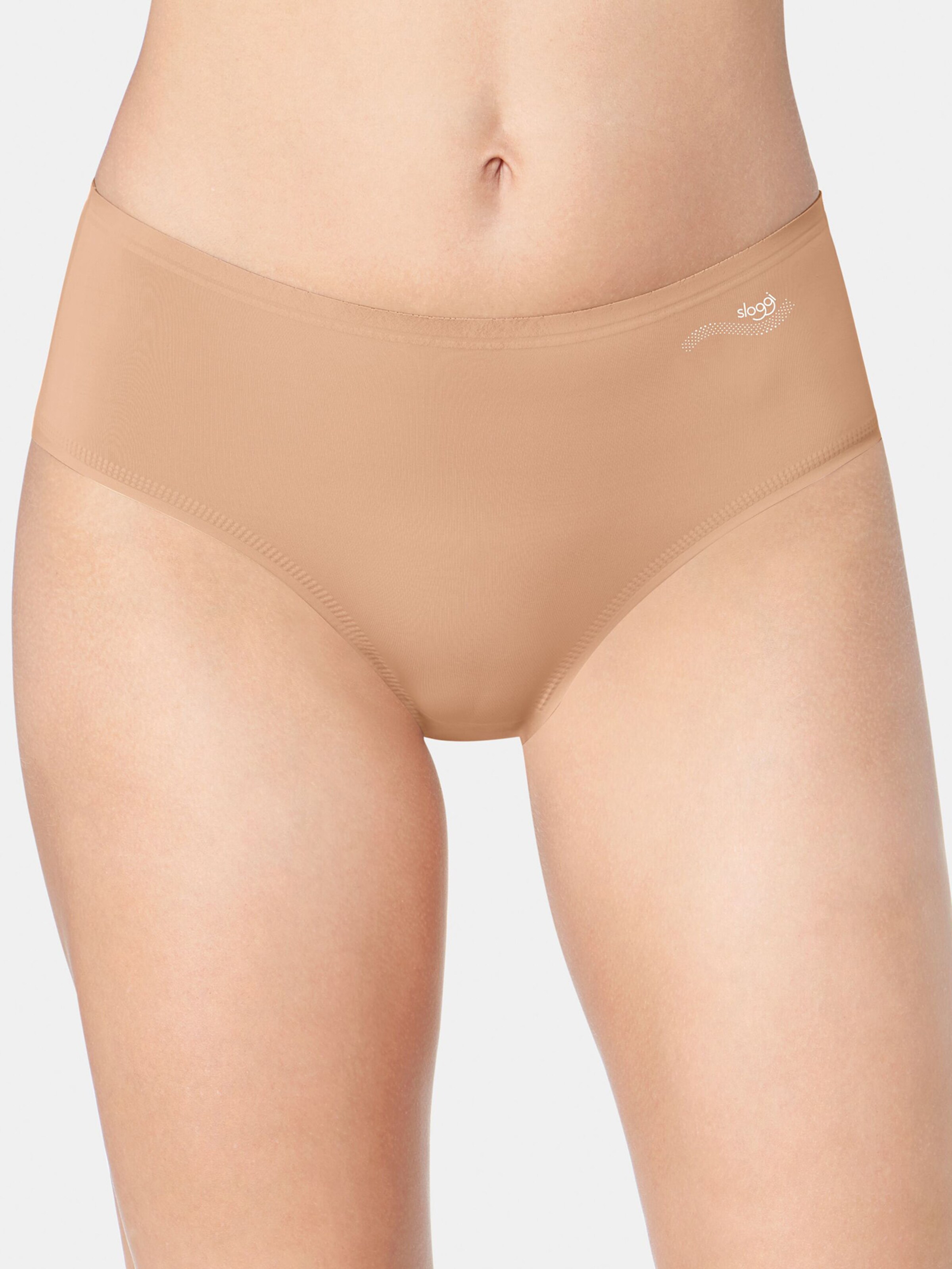 SLOGGI Midislip ' ZERO One ' in Beige: Vorderseite