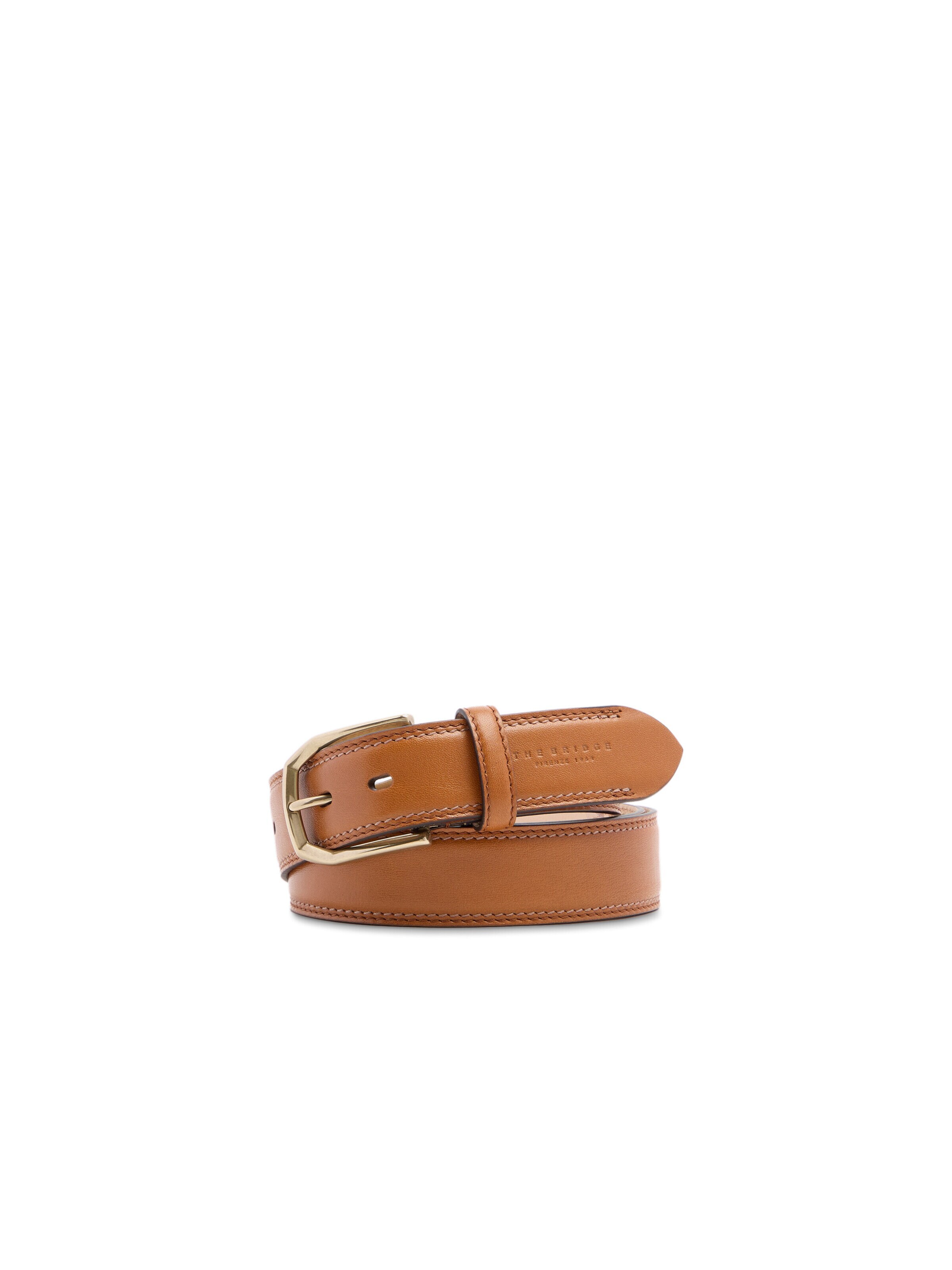 The Bridge Belt in Beige: front