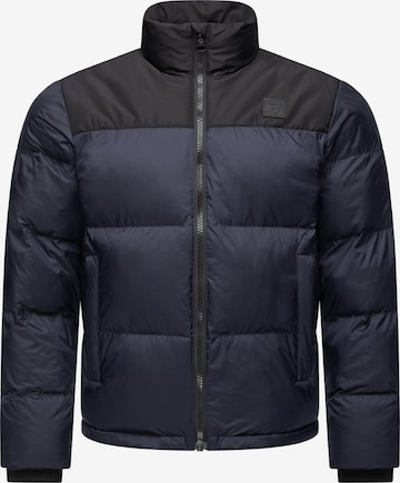 Veste d’hiver 'Stafen' Ragwear en bleu : devant