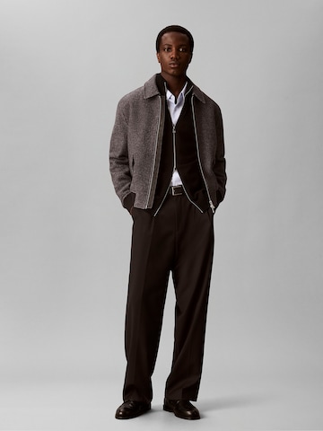 Calvin Klein Regular Tussenjas in Grijs