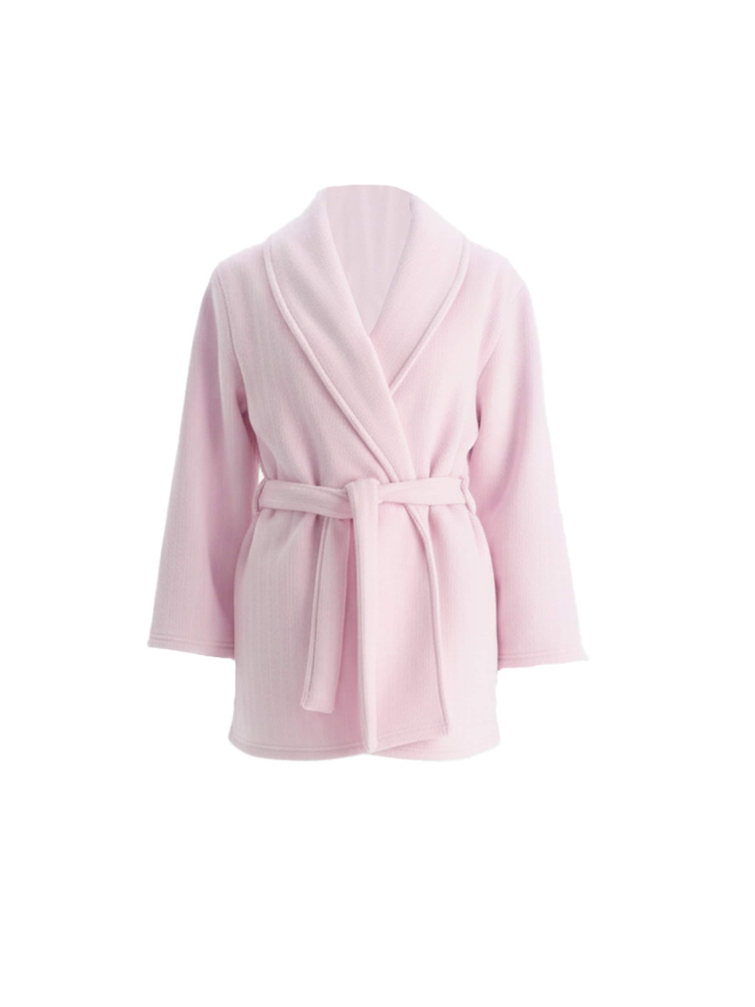 Dagi Банный халат короткий в Ярко-розовый: спереди