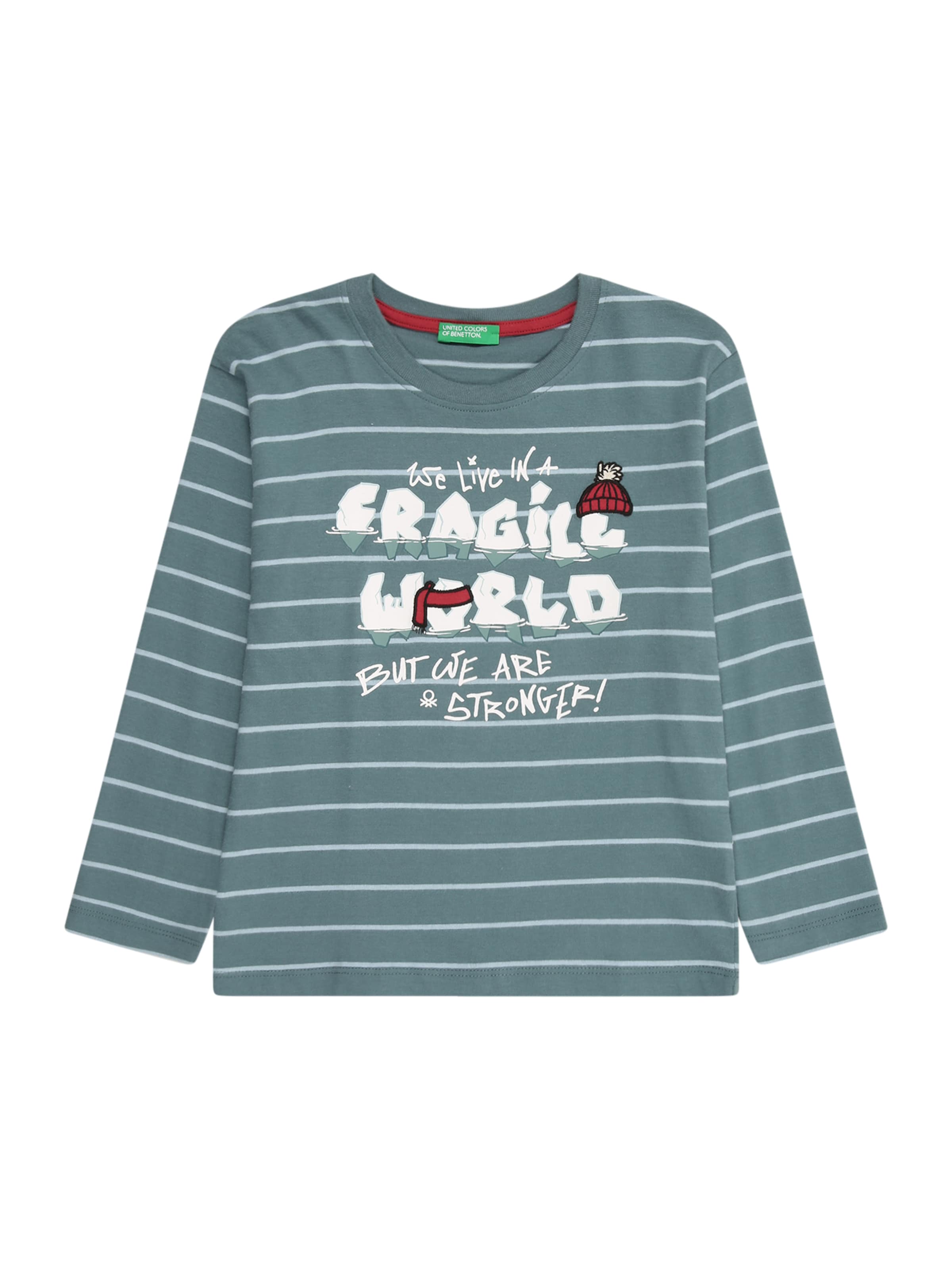 UNITED COLORS OF BENETTON Μπλουζάκι σε μπλε: μπροστά