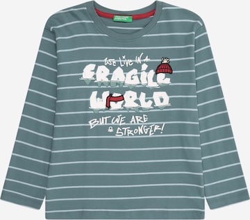 UNITED COLORS OF BENETTON T-shirt i blå: framsida