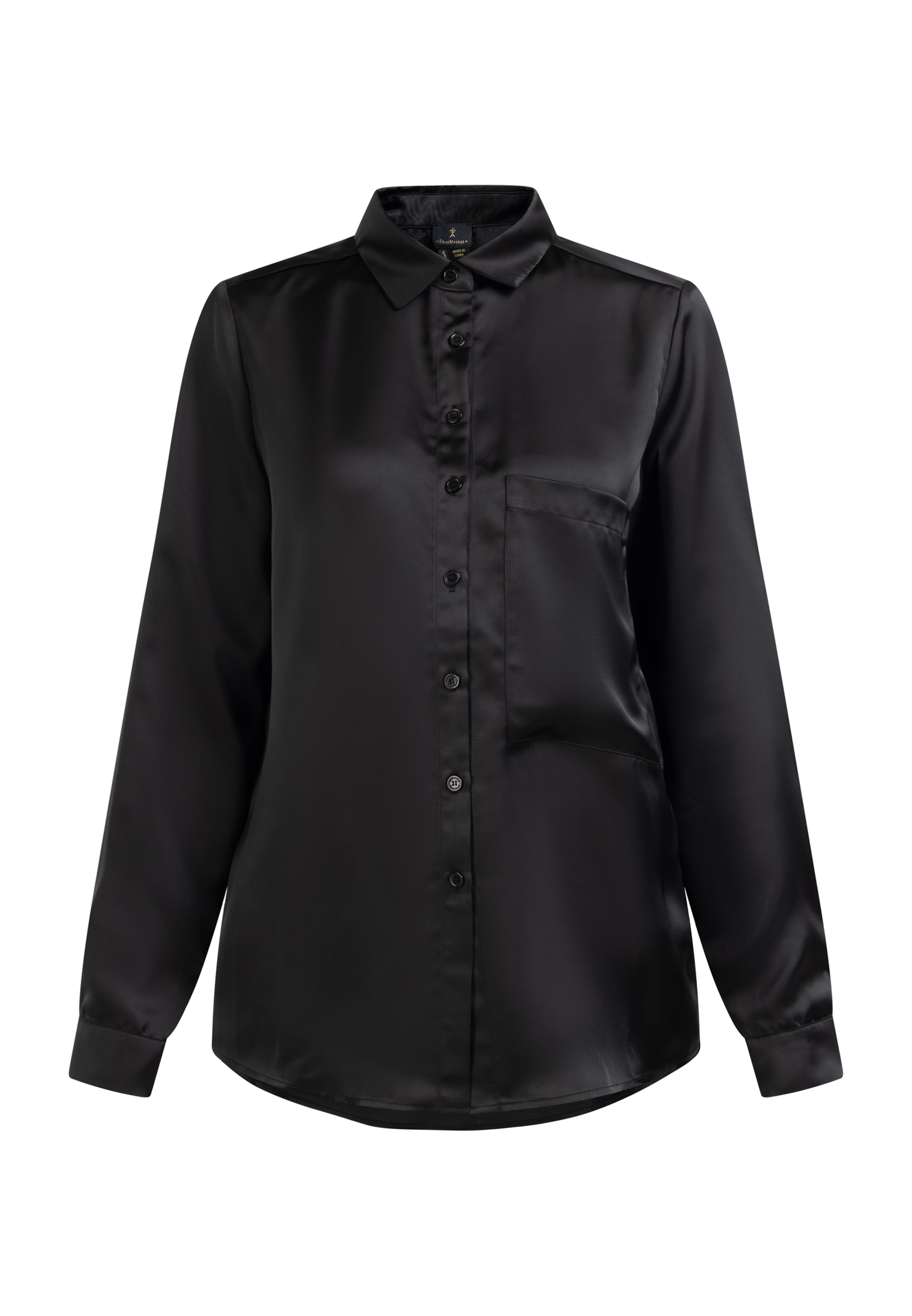 DreiMaster Klassik Blouse in Zwart: voorkant