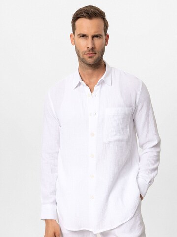 Antioch Regular fit Overhemd in Wit: voorkant