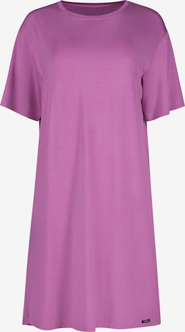 Chemise de nuit Skiny en violet : devant