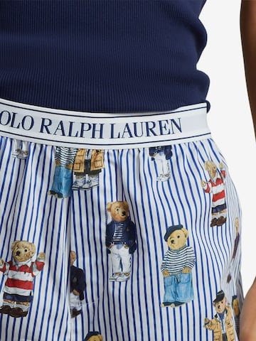 Polo Ralph Lauren Pyjamahose ' Boxer - Iconic Bear ' in Blau