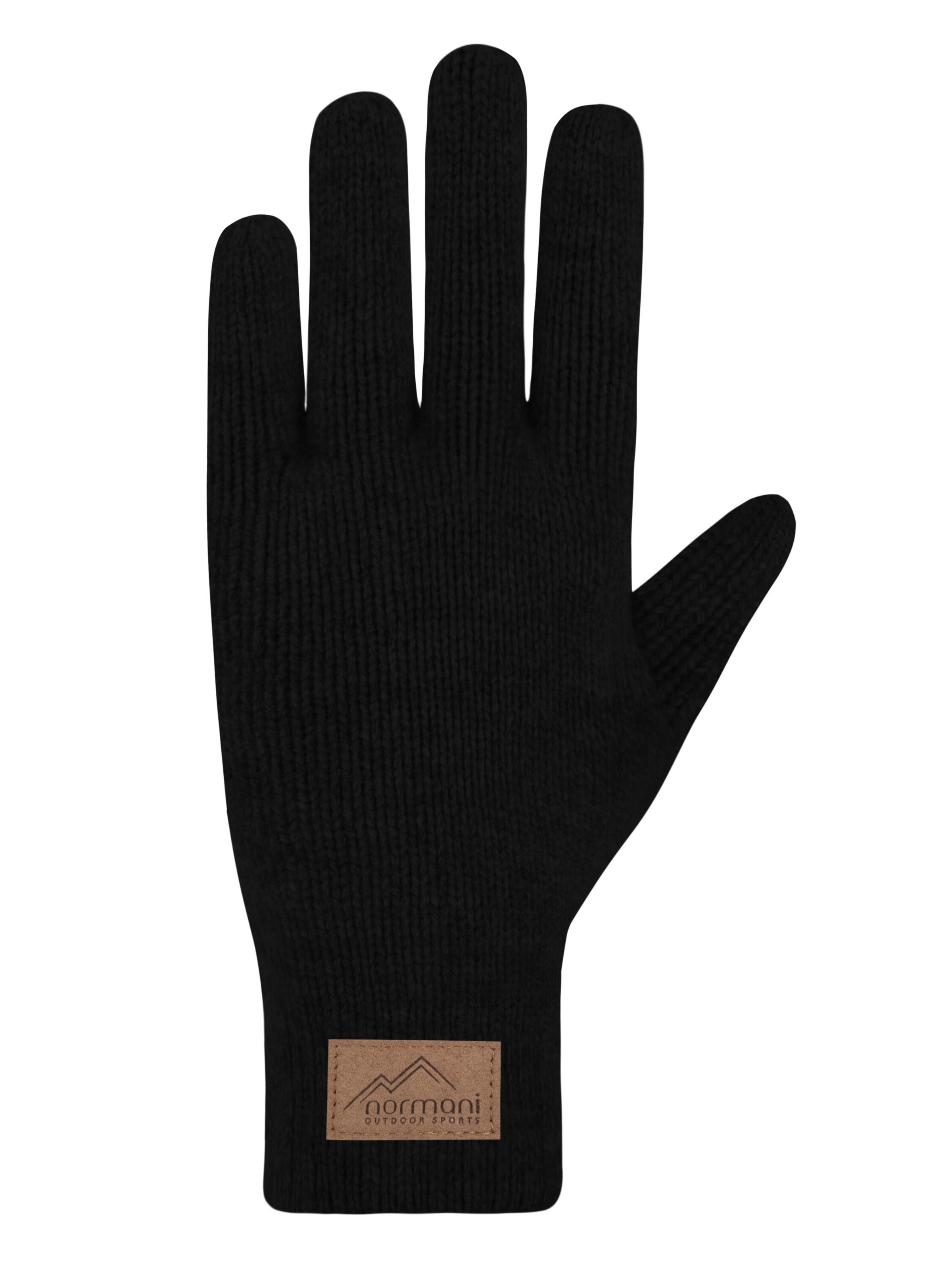 Gants 'Malak' normani en noir