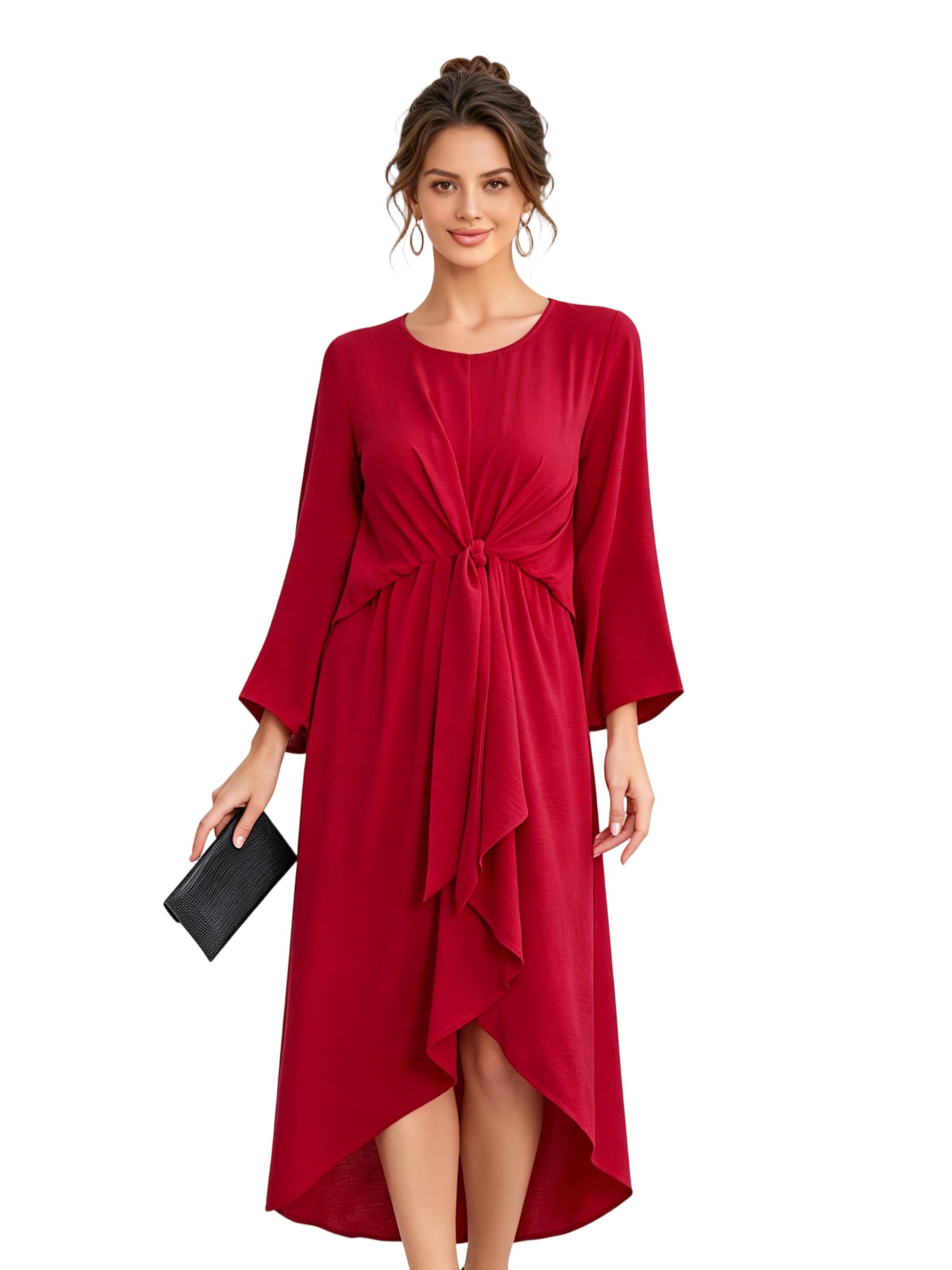 Yesfashion Kleid‌‌ in Rot: Vorderseite