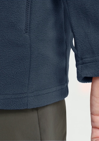 JACK WOLFSKIN Athletic Fleece Jacket in Blue