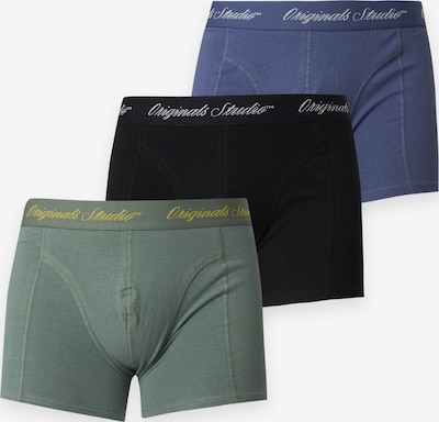 JACK & JONES Bokserishortsit 'JACNORREBRO' koossa XS värissä safiiri / vaaleanvihreä / musta / valkoinen, Tuotenäkymä