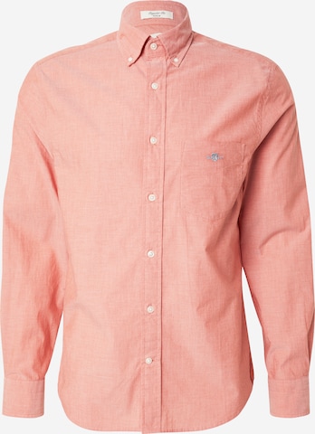 Chemise GANT en orange : devant