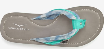 VENICE BEACH T-Bar Sandals in Blue