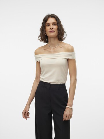 VERO MODA Top 'KENZI ' in Beige: front