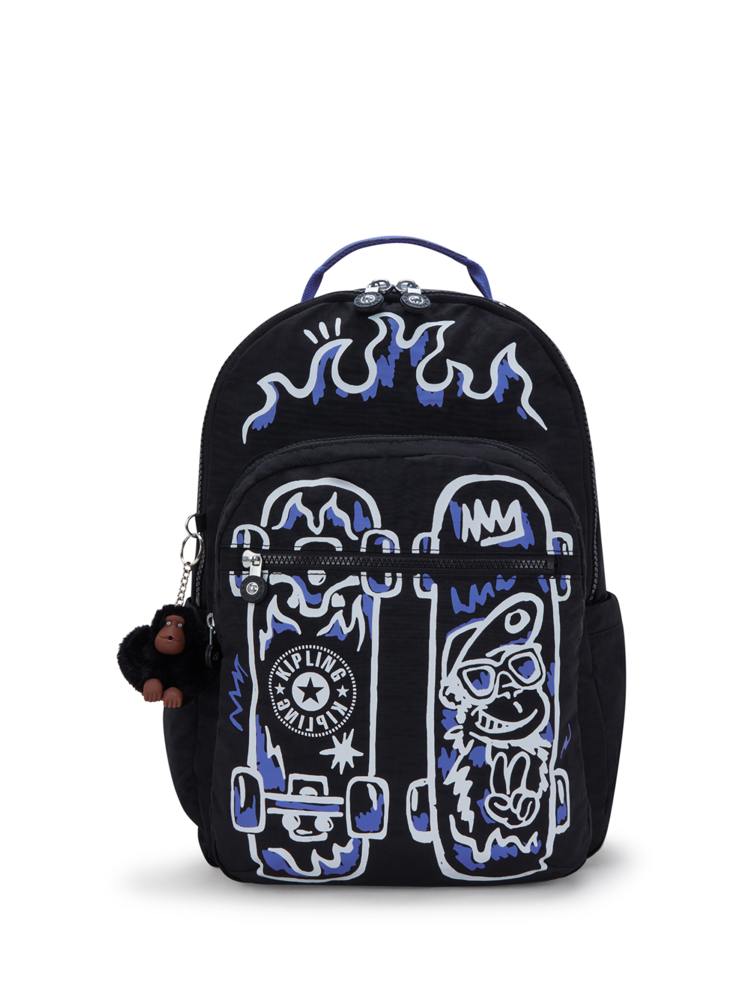 KIPLINGRuksak 'Seoul Lap' - crna boja: prednji dio