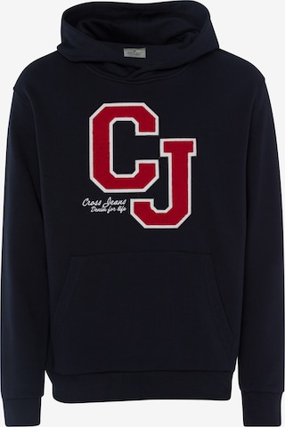 Cross Jeans Sweatshirt in Blue: front