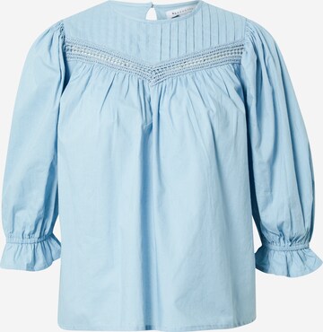 Warehouse Blouse in Blauw: voorkant