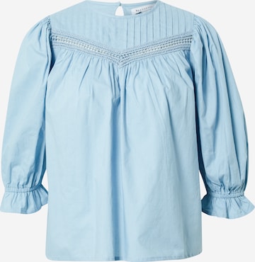 Warehouse Shirt in Blau: Vorderseite