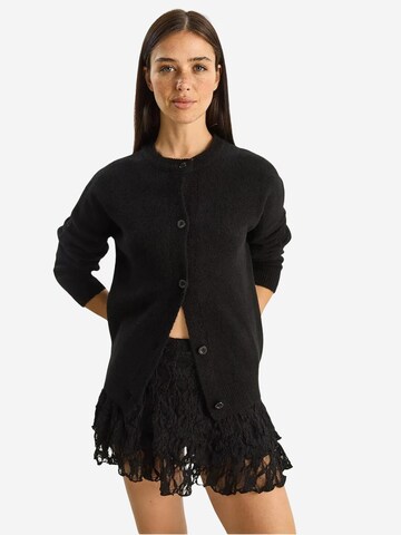 Bianco Lucci - Casaco de malha em preto: frente