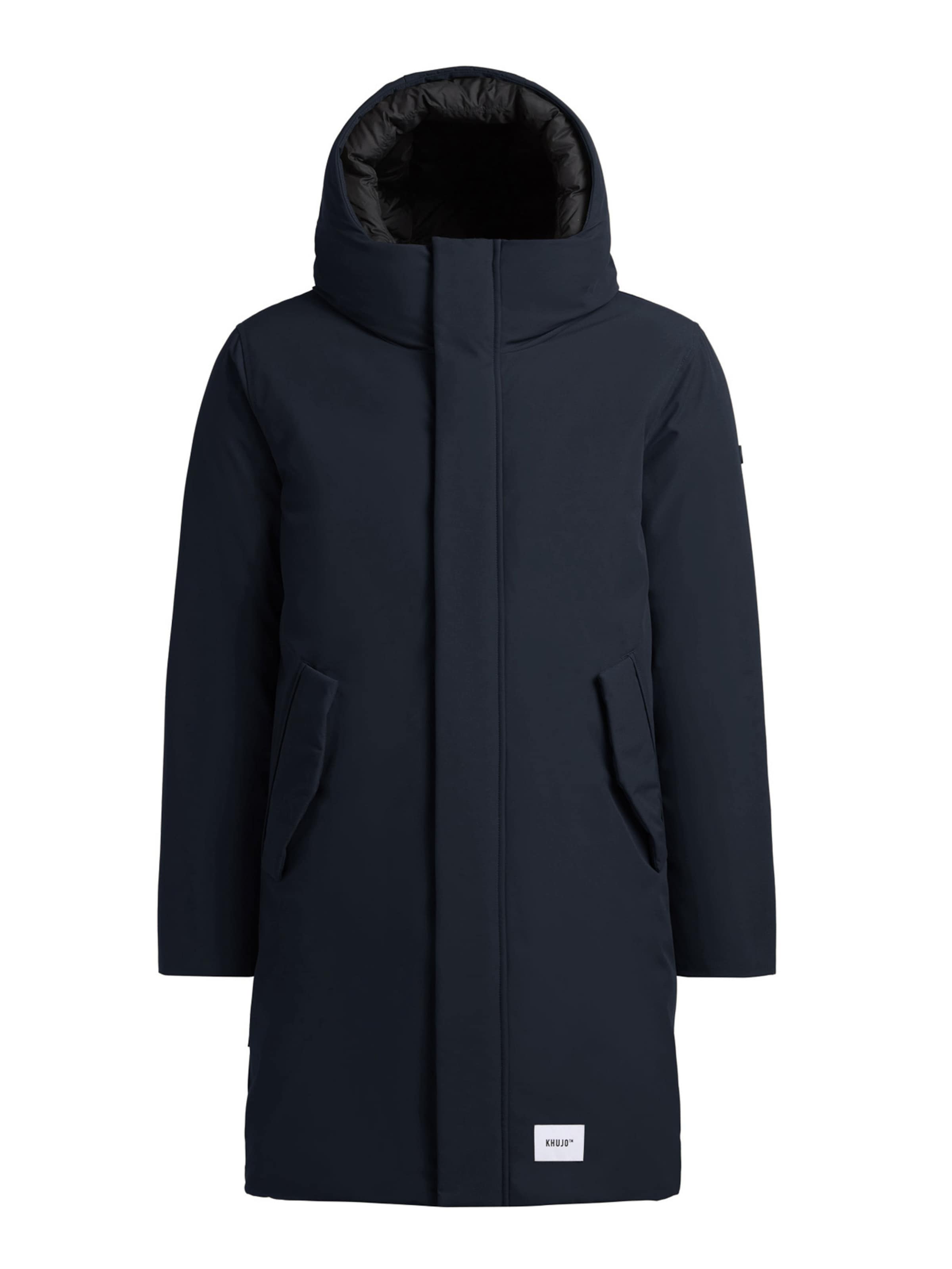 Manteau d’hiver khujo en bleu : devant