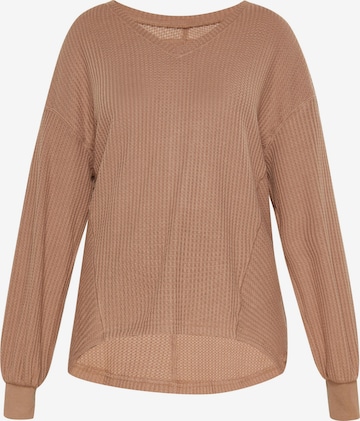 T-shirt MUTHA en marron : devant