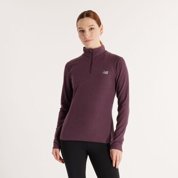 new balance Funktionsshirt in Lila: Vorderseite