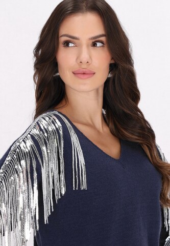 faina - Jersey en azul