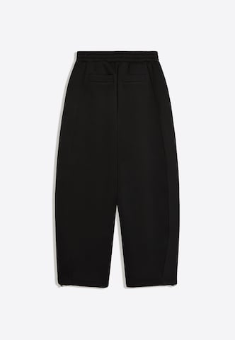 Bershka Baggy Byxa i svart